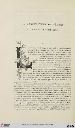 2. Pér. 30.1884: La manufacture de Sèvres et sa neuvelle porcelaine