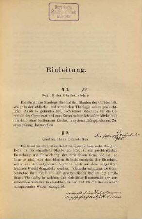Grundriß der christlichen Glaubens- und Sittenlehre