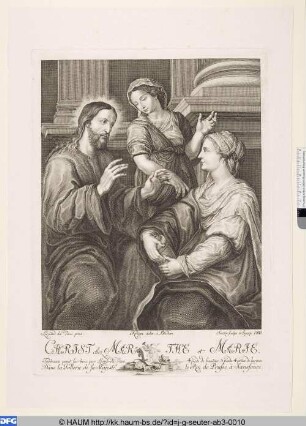 Christ chez Marthe et Marie