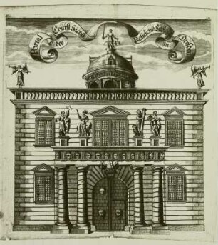 Portal des Churfl.-Sächß Residentz-Schloß zu Dresden