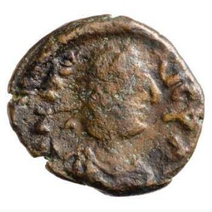 Münze, 12 Nummi, 589 - 602