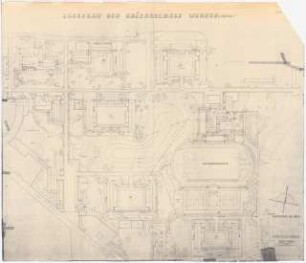 Gartenanlage Kriegsschule, Werder: Lageplan 1:500