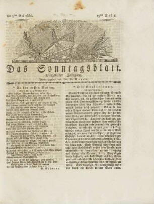 19, 1830: Stück