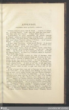 Appendix : coniecturas minus probabiles continens