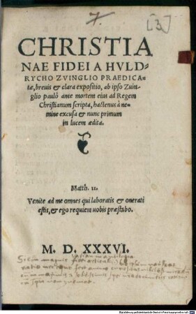 Expositio fidei Christianae
