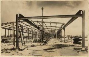 Maschinenfabrik Lindner, Berlin-Wittenau: Blick auf die Baustelle