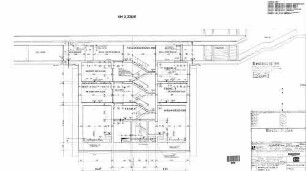 Stuttgart Hbf: Werkplan Block 3 km 0,239.81 / Schnitt D - D S-Bahntunnel Block 3