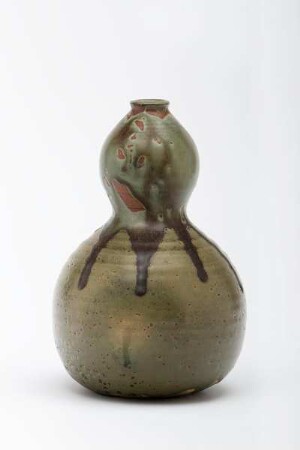 Vase (in Kürbisform)