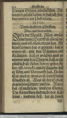 XLVIII. Vom wahren Christen