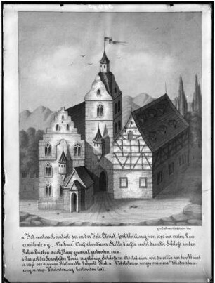 Adelsheim Altes Schloss (Stich)