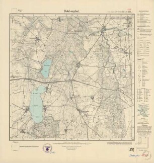 2154 (alte Nr.: 771) Dobberphul, Meßtischblatt (4cm - Karte)