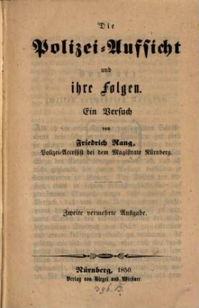 Die Polizei-Aufsicht und ihre Folgen