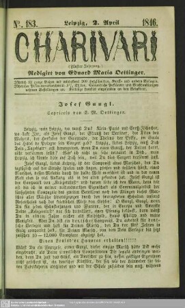 5.1846=183: Charivari