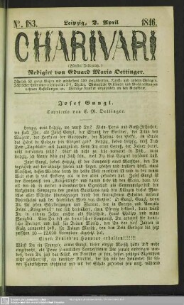 5.1846=183: Charivari