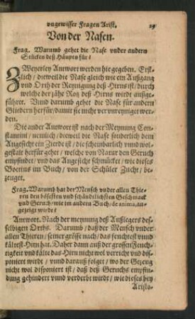 Von der Nasen.