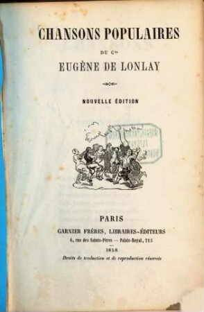 Chansons populaires du Eugène de Lonlay