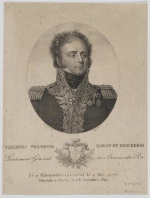 Bildnis des Frederic Sigismond de Berckheim