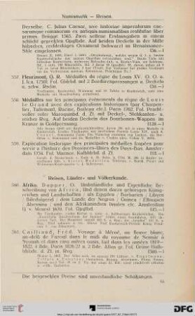 Reisen, Länder- und Völkerkunde (Nr. 560-610)