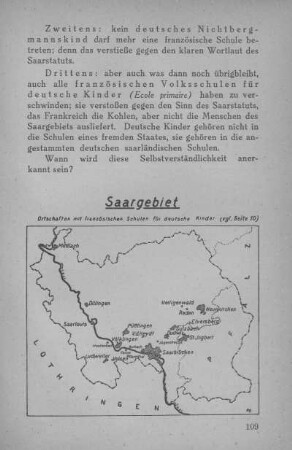 Karten zum Saargebiet.