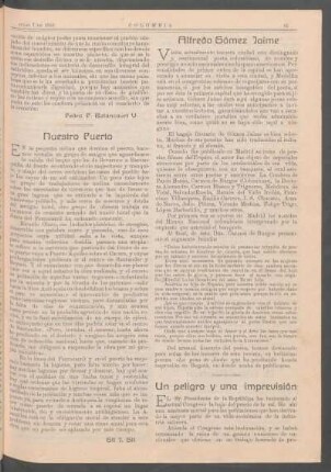 Un peligro y una imprevisión