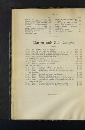 Karten und Abbldungen.