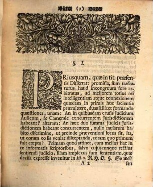 Disputatio inauguralis de causis, excelsissimum judicium imperiale aulicum fundantibus sine concurrentia cum judicio camerali
