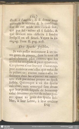 Des Spaths fusibles