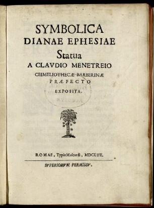 Symbolica Dianae Ephesiae Statua