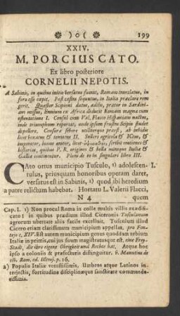 XXIV. M. Porcius Cato