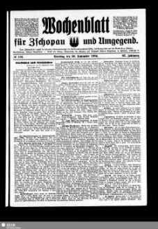 Wochenblatt für Zschopau und Umgegend : Zschopauer Tageblatt u. Anzeiger