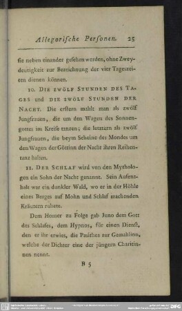 10. Die zwölf Stunden des Tages und die zwölf Stunden der Nacht