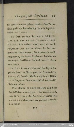 10. Die zwölf Stunden des Tages und die zwölf Stunden der Nacht
