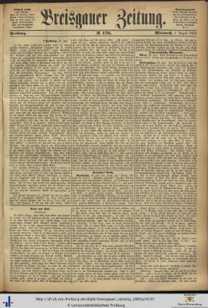 Nr. 176-202 (August 1883)