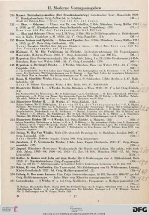 Moderne Vorzugsausgaben, illustrierte Bücher, Pressendrucke [Fortsetzung] (Nr. 234-299)