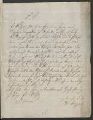 Brief von Heinrich Meyer an Johann Jacob Kohlhaas