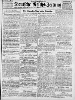 Deutsche Reichs-Zeitung. 1871-1934