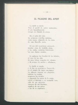 El milagro de amor