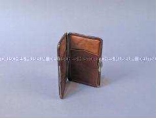 Zigarrentasche, braunes Leder