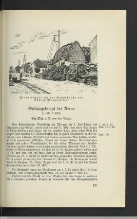 Stellungskampf bei Arras