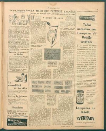 La mano que pretende engañar : Cómo se descubren las cartas falsificadas