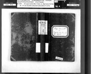 Kriegsstammrolle der Sanitätskompanie Nr. 33