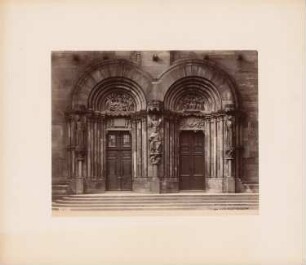 Münster, Straßburg: Doppelportal, Südseite