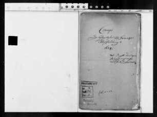 Ehevertrag (Heiratsverschreibung) zwischen Landgräfin Sophie Agnes und Pfalzgraf Johann Friedrich v. Sulzbach-Hilpoltstein (Konzept)