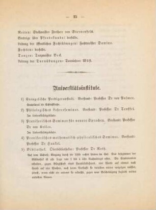 15-18, Universitätsinstitute