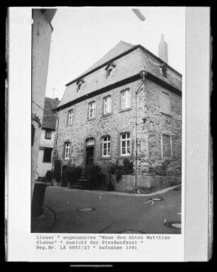 Sogenanntes Haus des Abtes Matthias Glabus