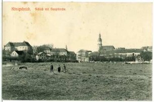 Königsbrück. Schloss mit Hauptkirche
