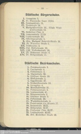 Städtische Bürgerschulen