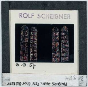Angers: Kathedrale, Glasfenster, Chor, Ostseite, aufgenommen 6.9.1957