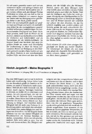Hinrich Jargstorff - Meine Bibliographie V