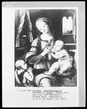 Maria mit dem Kind und dem anbetenden Johannesknaben